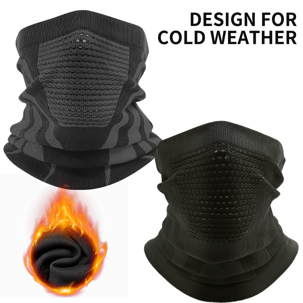 Neck Gaiter Fleece - Penutup Leher Musim Dingin Gaiter Hangat