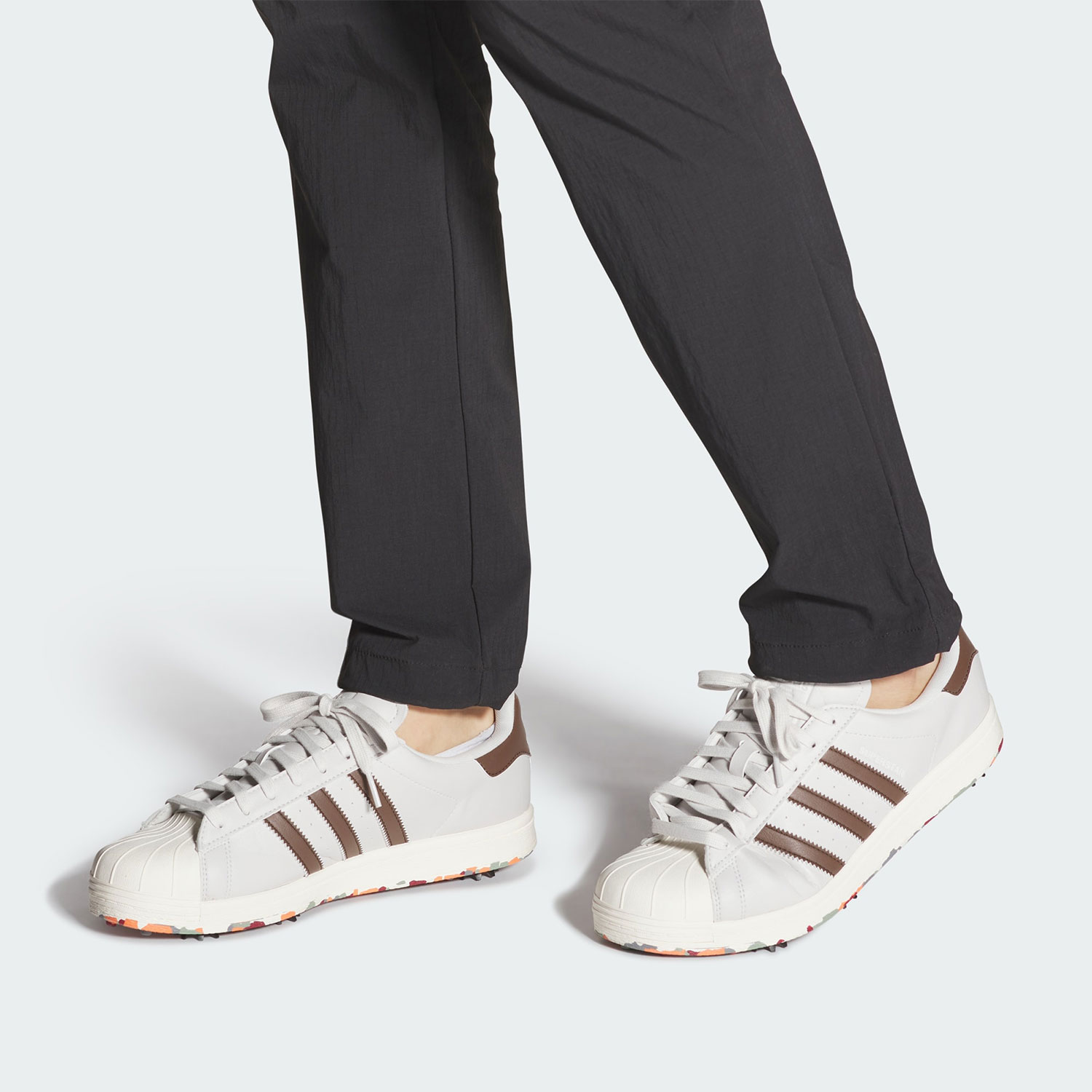 Adidas Shoes Superstar - Sepatu golf olahraga pria SUPERSTAR GOLF