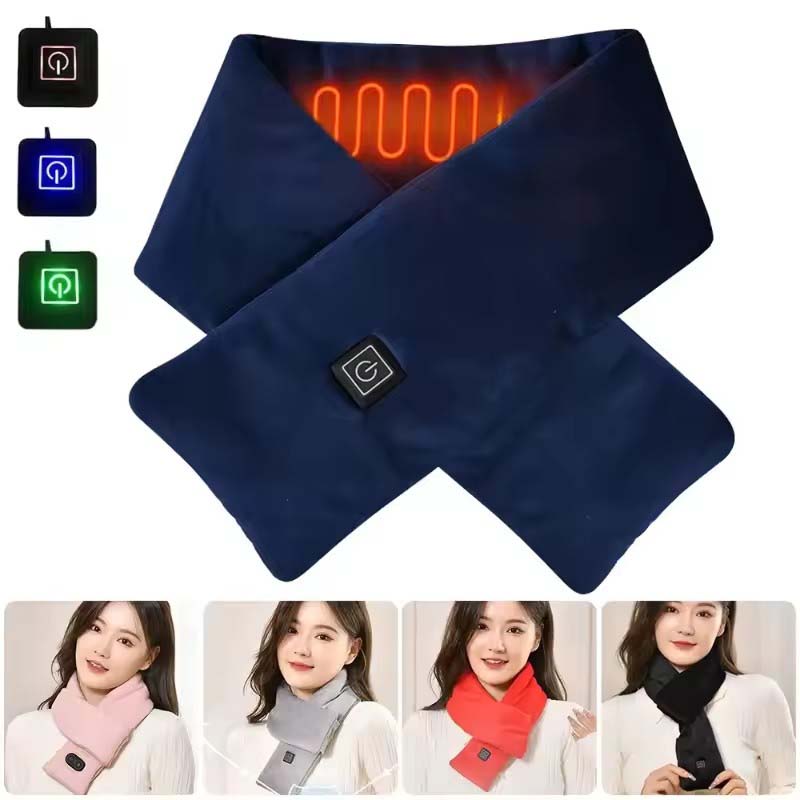 Neck Gaiter Fleece - Syal Penghangat USB untuk Wanita dan