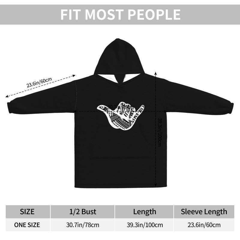 Hoodie Selimut Motif Tribal Po - Sherpa Hoodie Fleece ulasan dan harga
