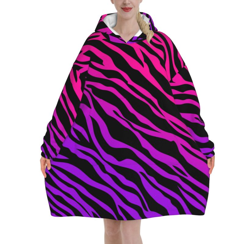 Selimut Hoodie Wanita Motif Ze - Sherpa Hoodie Fleece ulasan dan harga